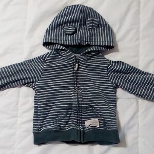 Carter's Navy Striped Kids Hoodie